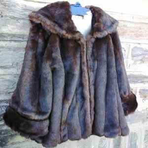 Faux Fur Stole Wrap Cape NWOT Unworn